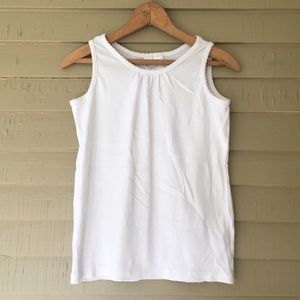 🌿(Hanna Andersson) white tank